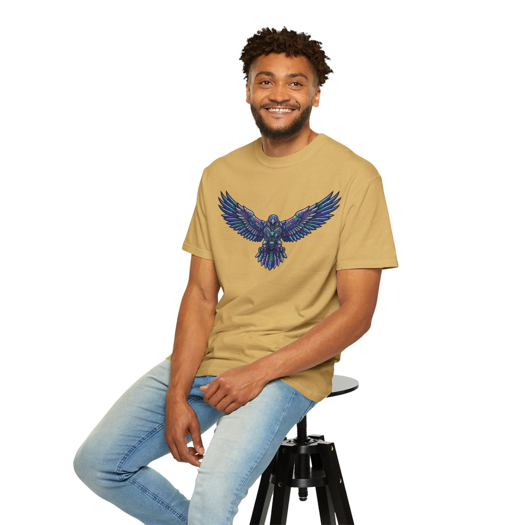 "Cyber Falcon" Unisex Garment-Dyed Tee