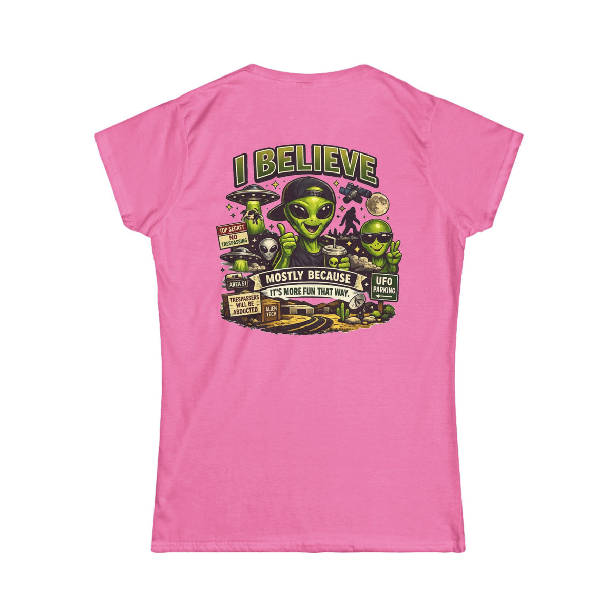 Color: Azalea | I Believe Women's Tee