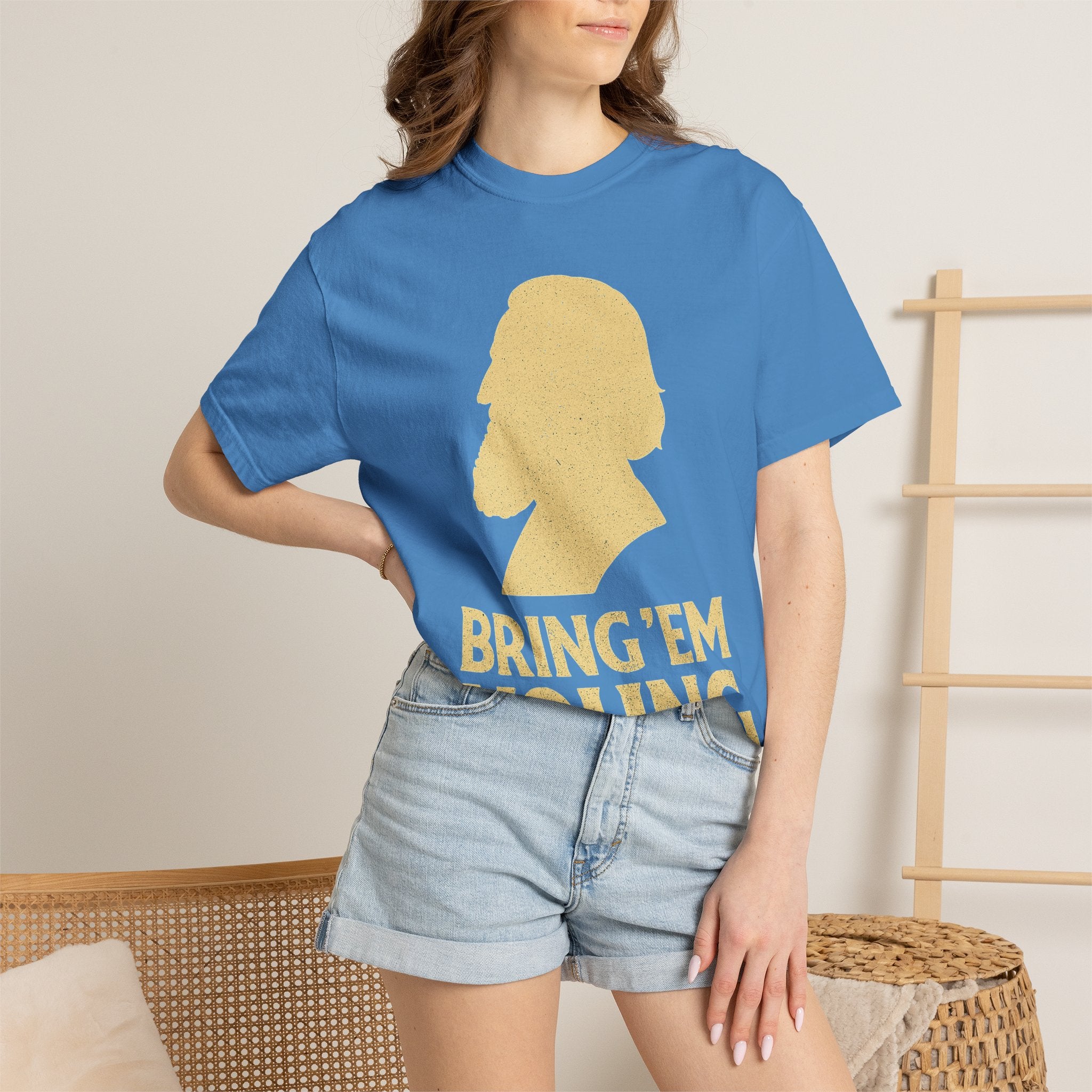 "Bring 'Em Young" Unisex Garment-Dyed T-shirt