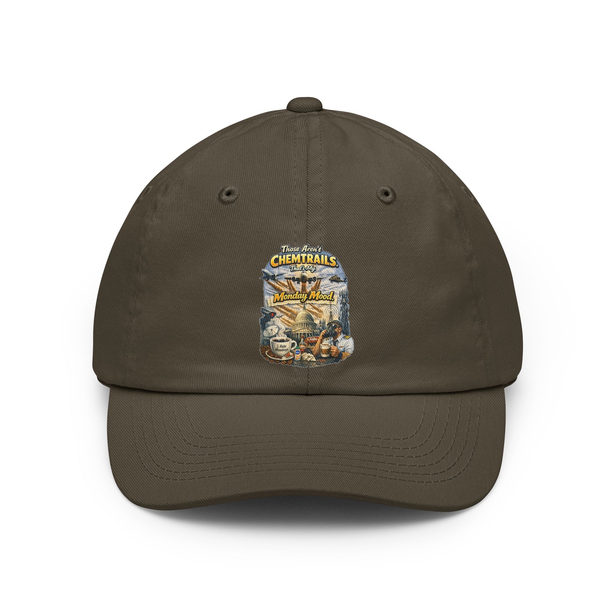 Chemtrails & Mondays: Same Energy | Dad Hat — AttitudeShirts