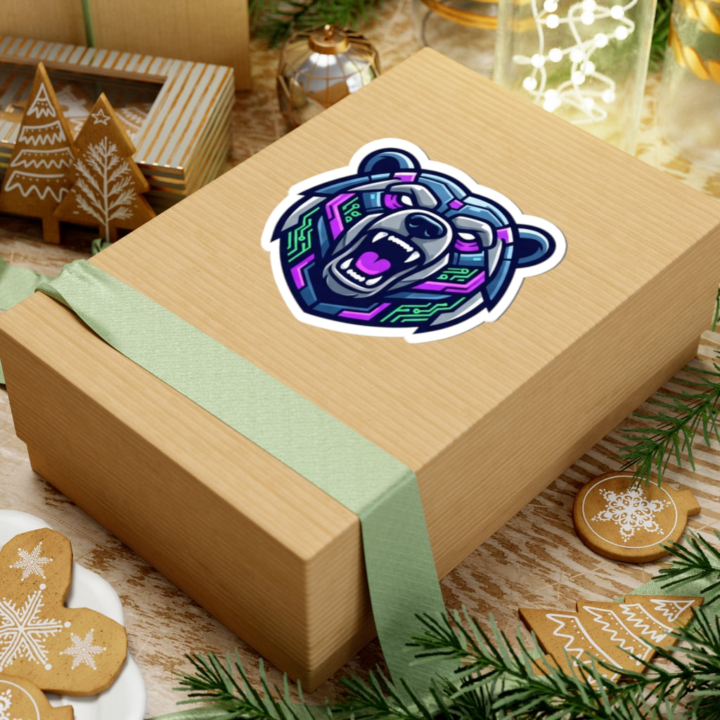 "Cyber Bear" Sticker