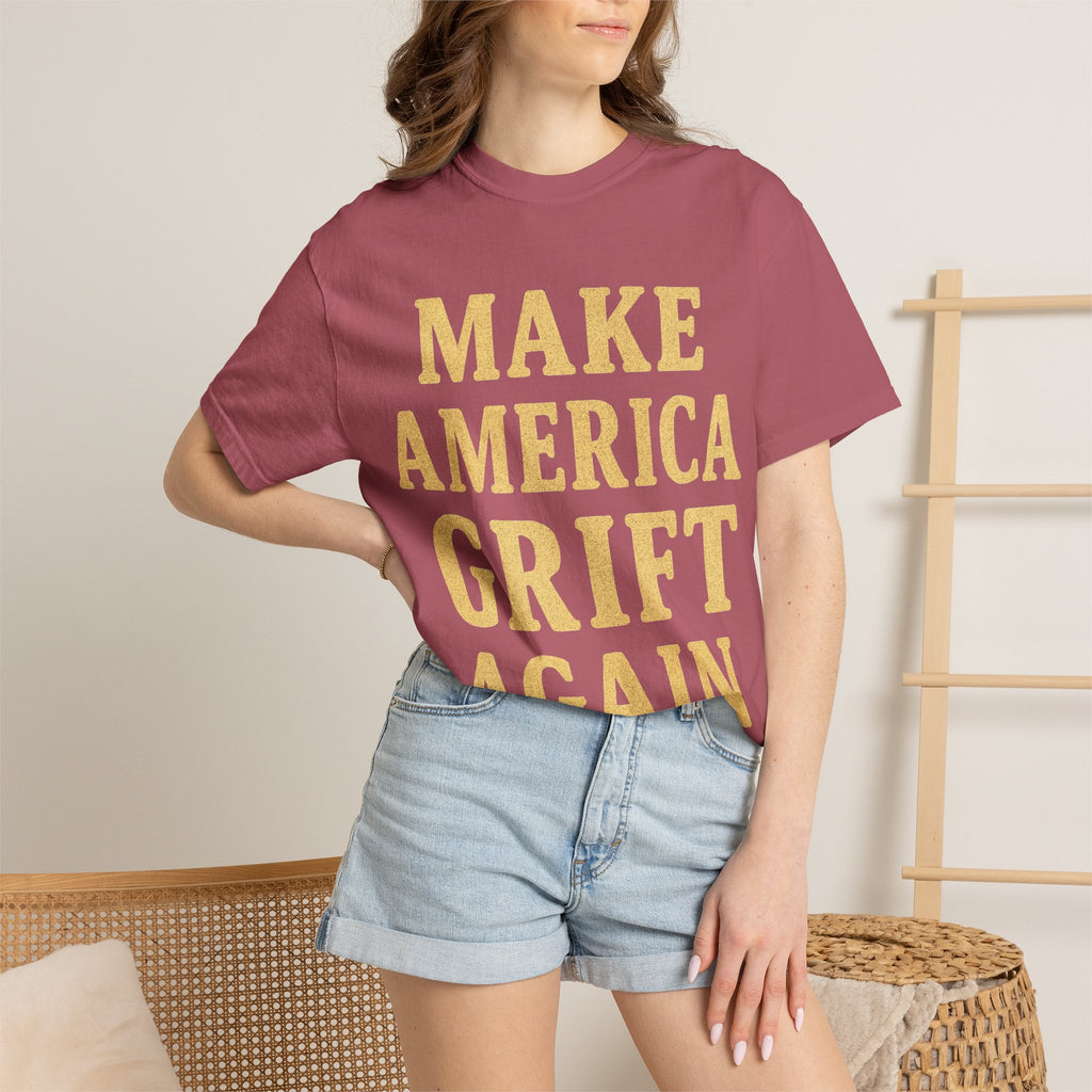 "Make America Grift Again" Unisex Garment-Dyed T-shirt