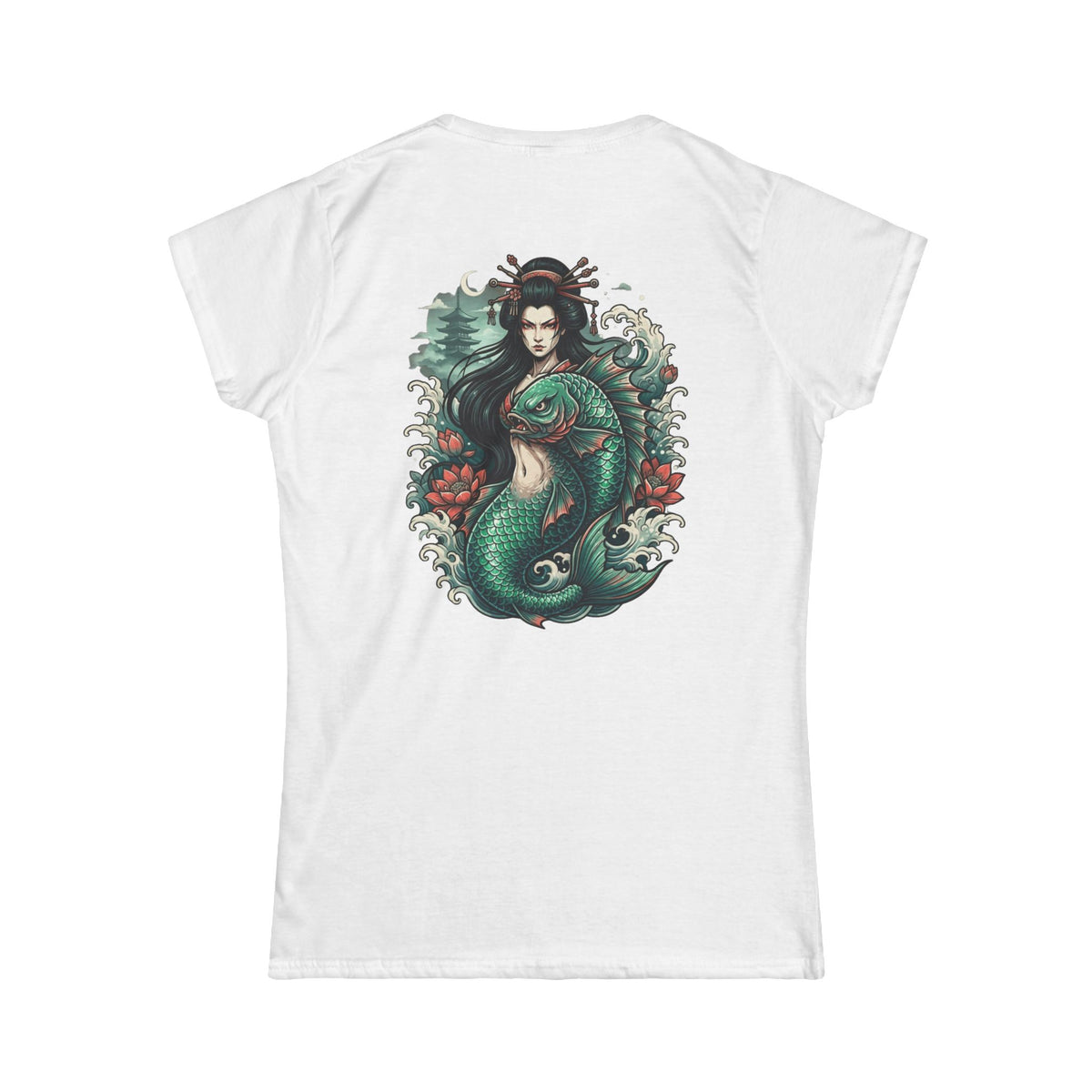 Color: White | Ningyo (Japanese Folklore) Women's Tee