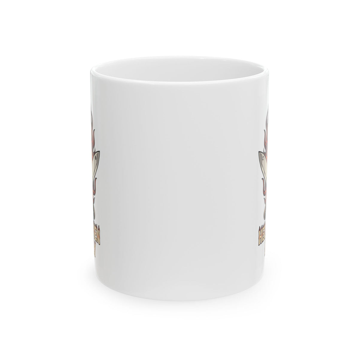 "Hell's Kitchen Literally" White Ceramic Mug