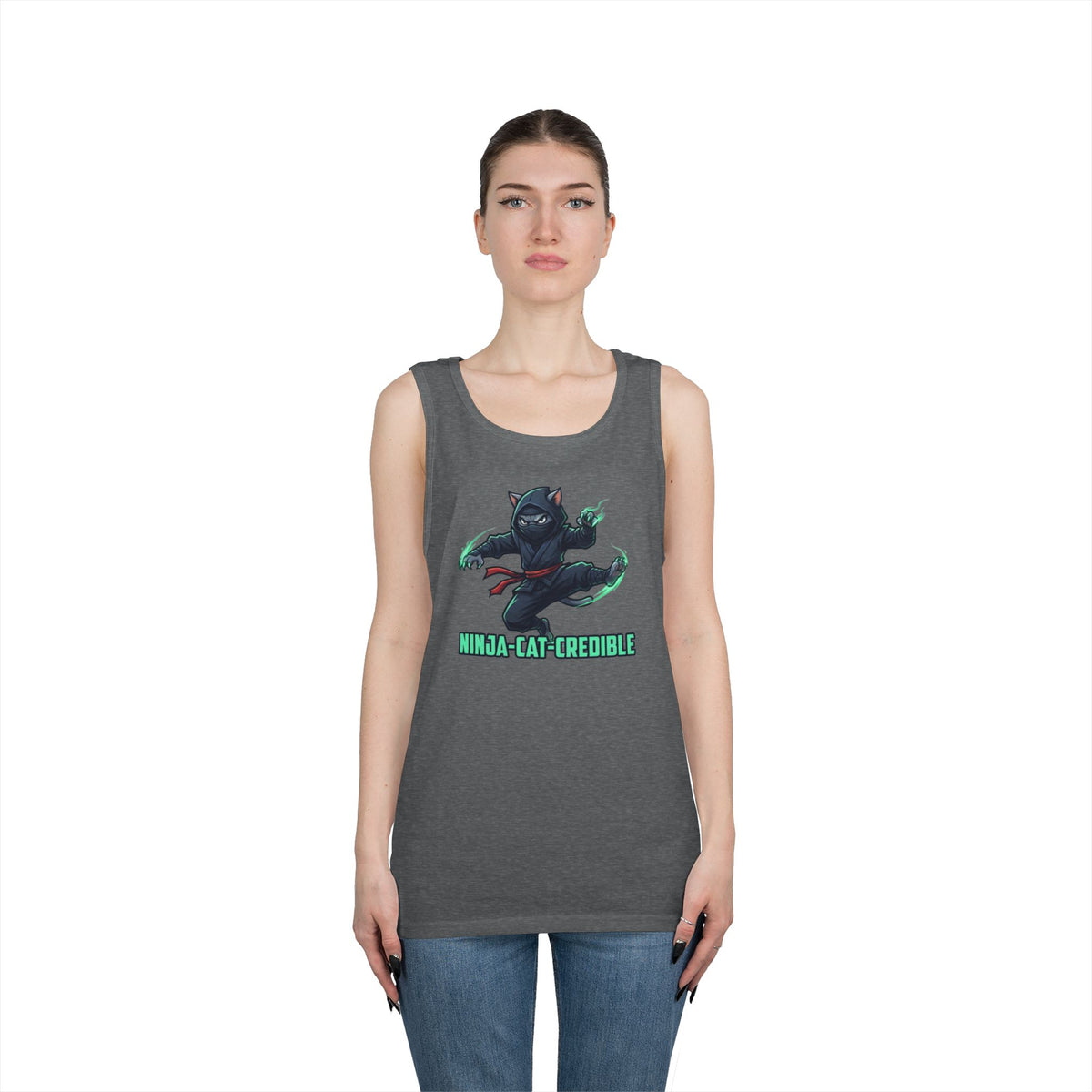 "Ninja Cat Credible" Tank Top