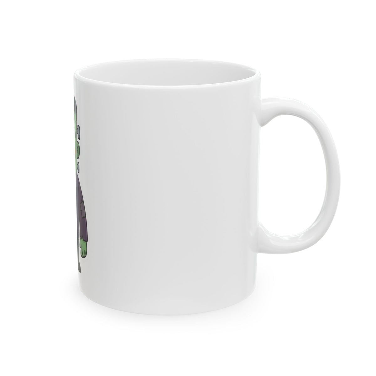 "Frankenstein" White Ceramic Mug