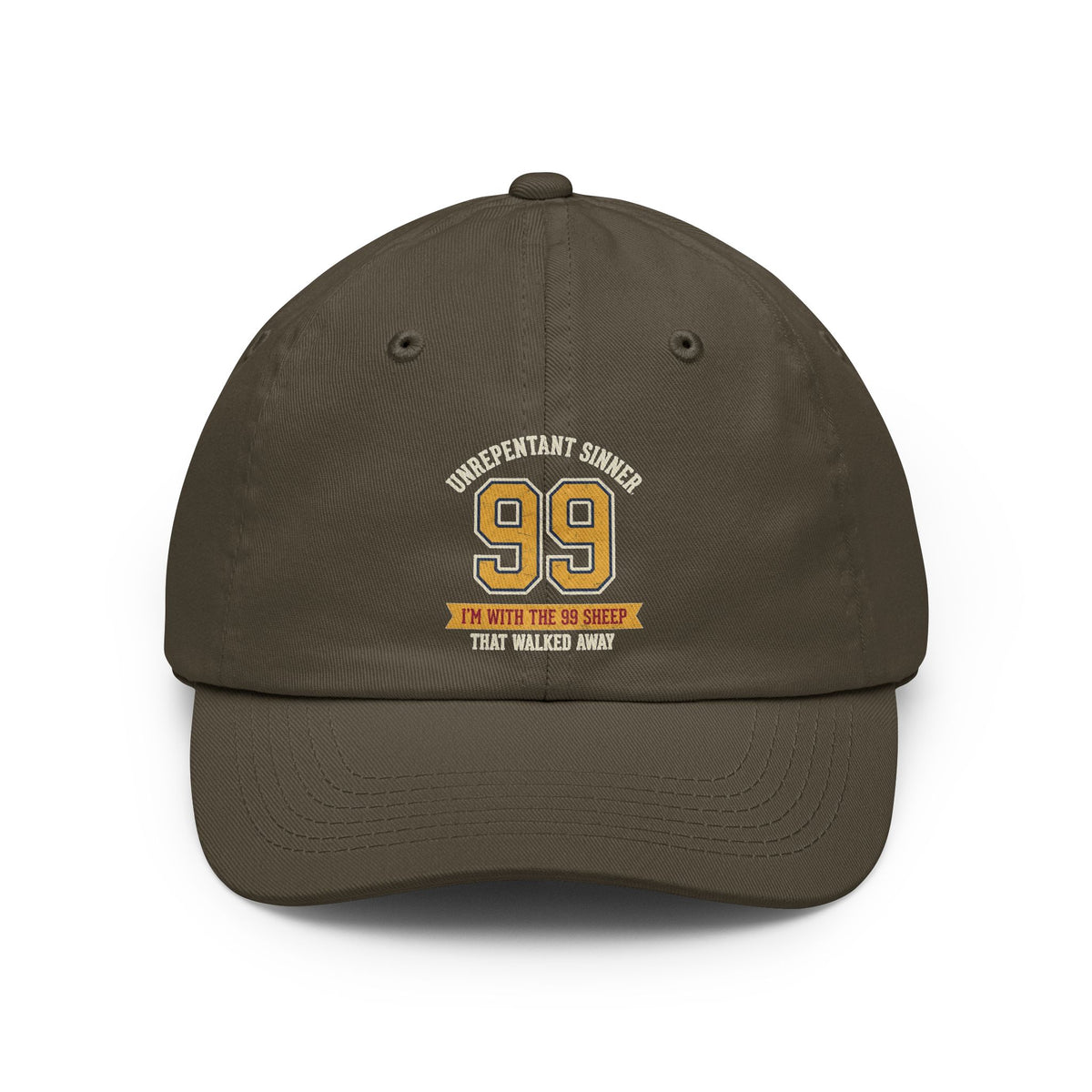 Color: Olive | Good Book Series 99 Unrepentant Sinner Dad Hat