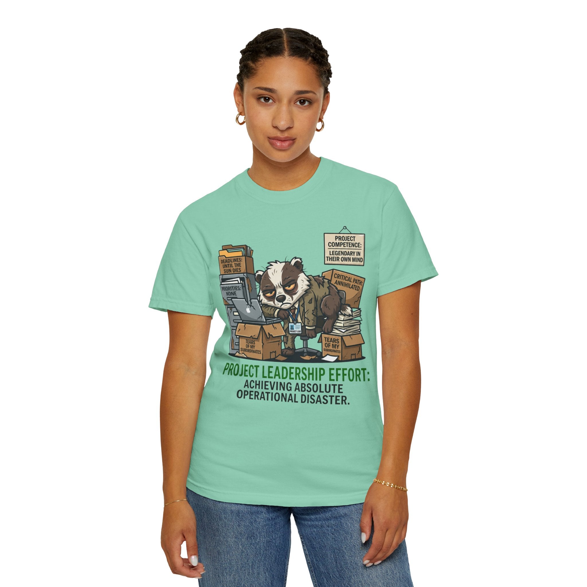 "Project Leader" Unisex Garment-Dyed Tee