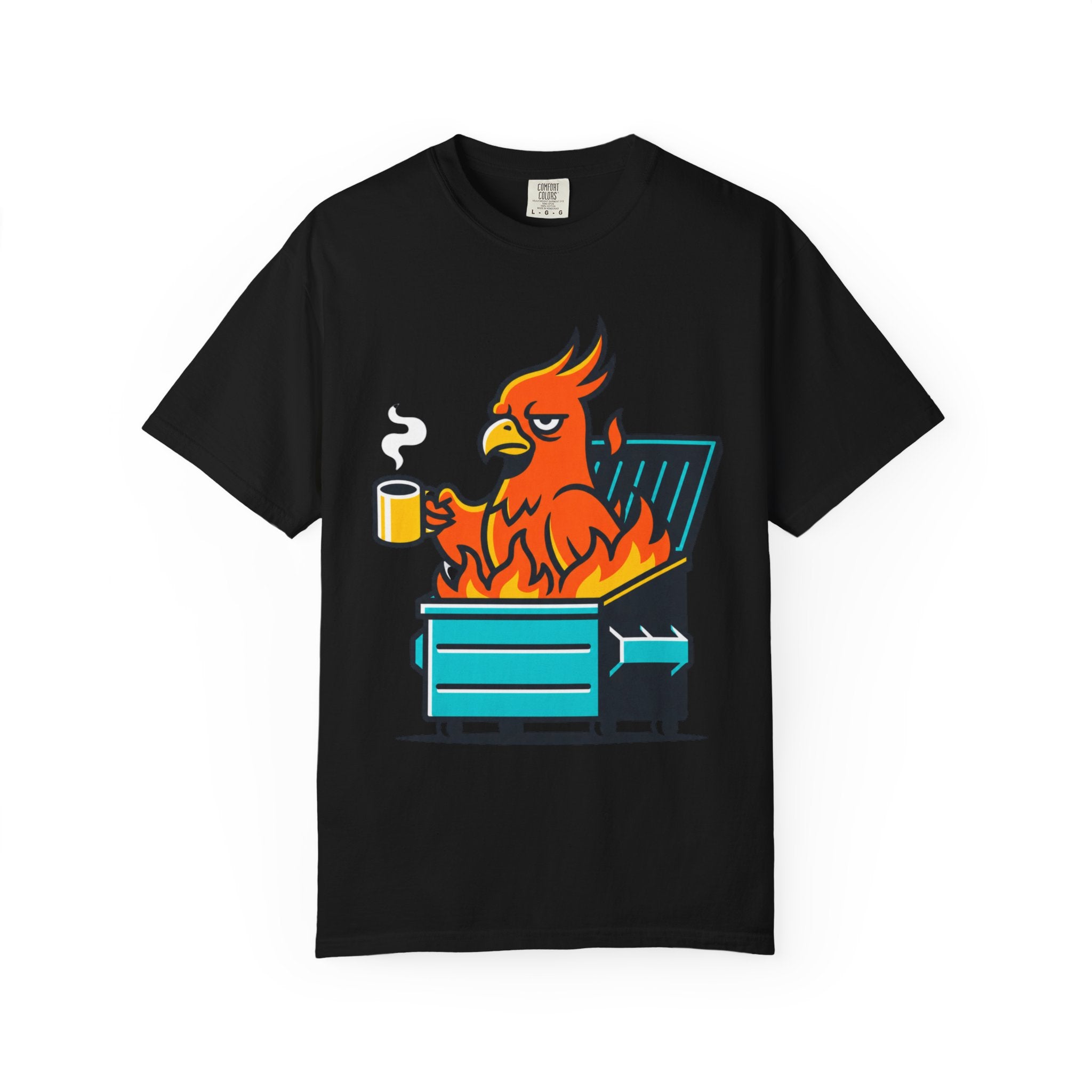 "Dumpster Fire" Unisex Garment-Dyed Tee