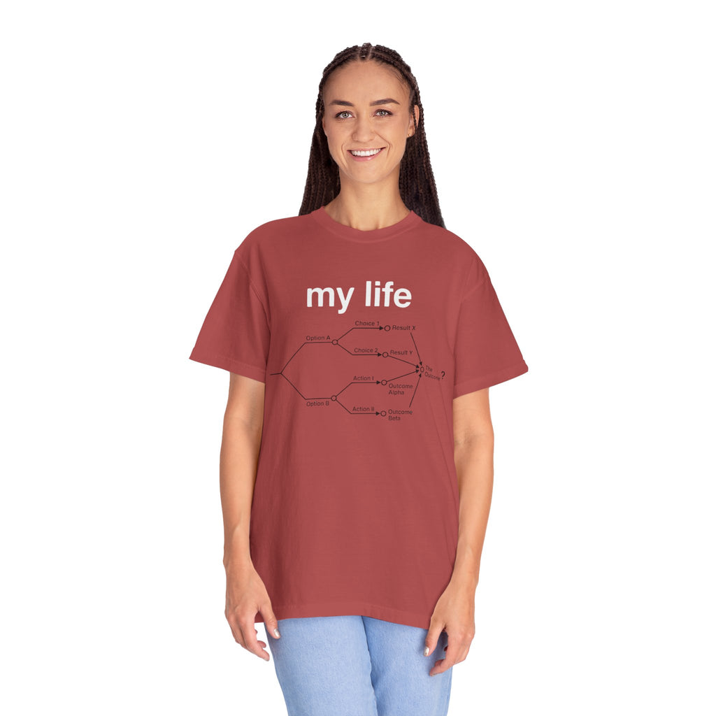 "My Life Decisions" Unisex Garment-Dyed T-shirt