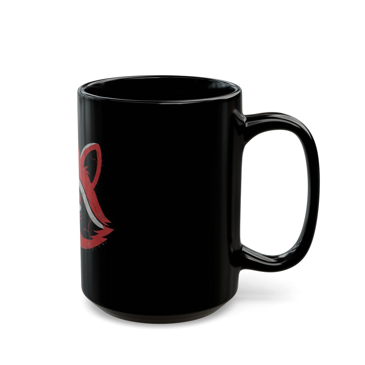 "Surviving Another Meeting" Black Ceramic Mug — Graphic