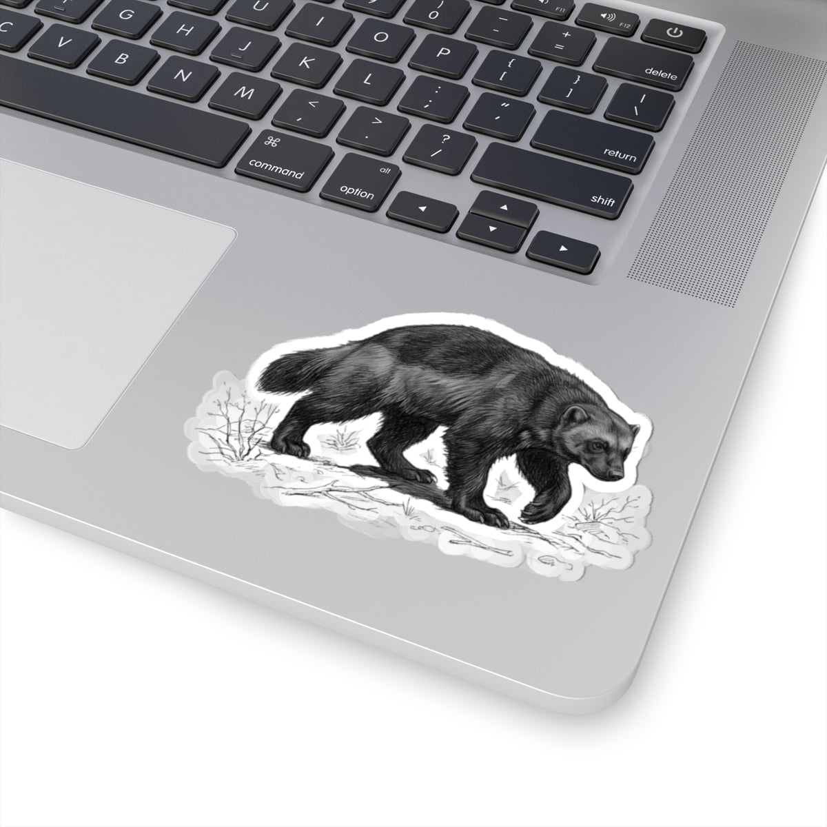 "Pencil Sketch Art Wolverine" Sticker — Main