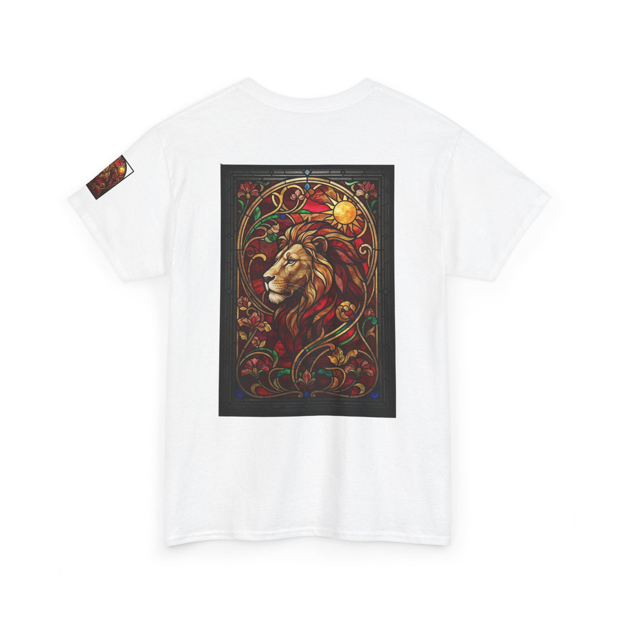 "Stained Glass Sign LEO" Premium Graphic Tee