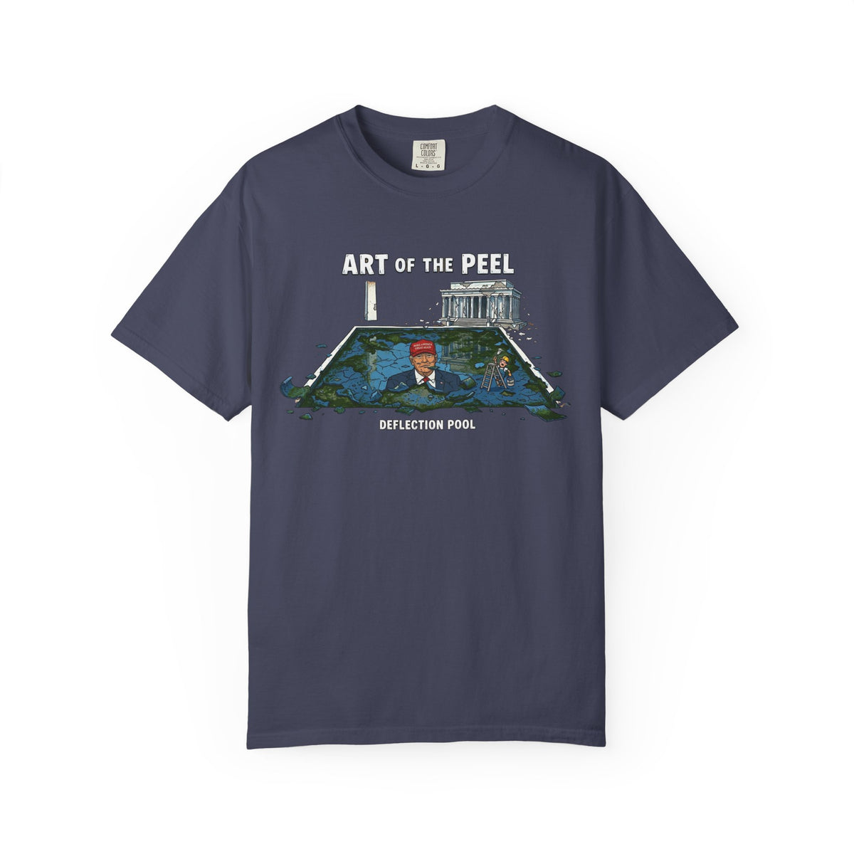 Color: Denim | Art of The Peel Unisex Garment-Dyed Tee