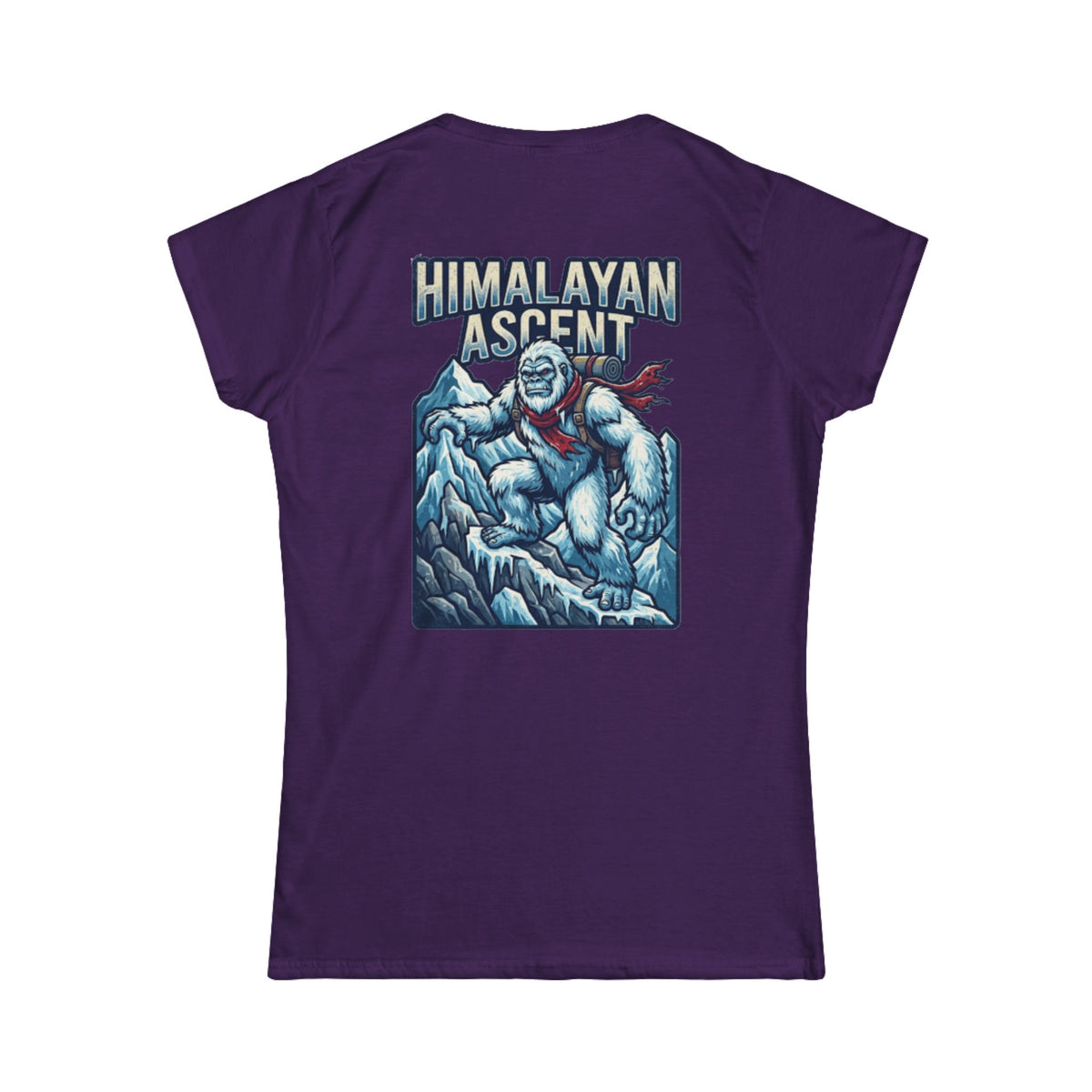 Color: Purple | Yeti-Abominable Snowman (Himalayas) Women's Tee
