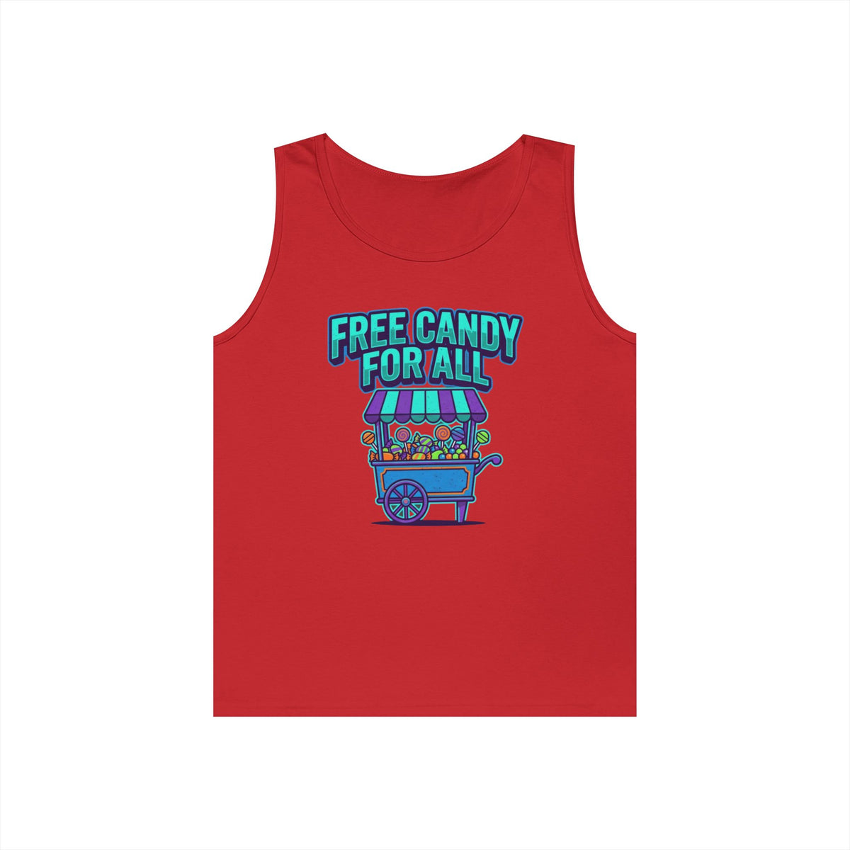 Color: Red | Free Candy For All Tank Top