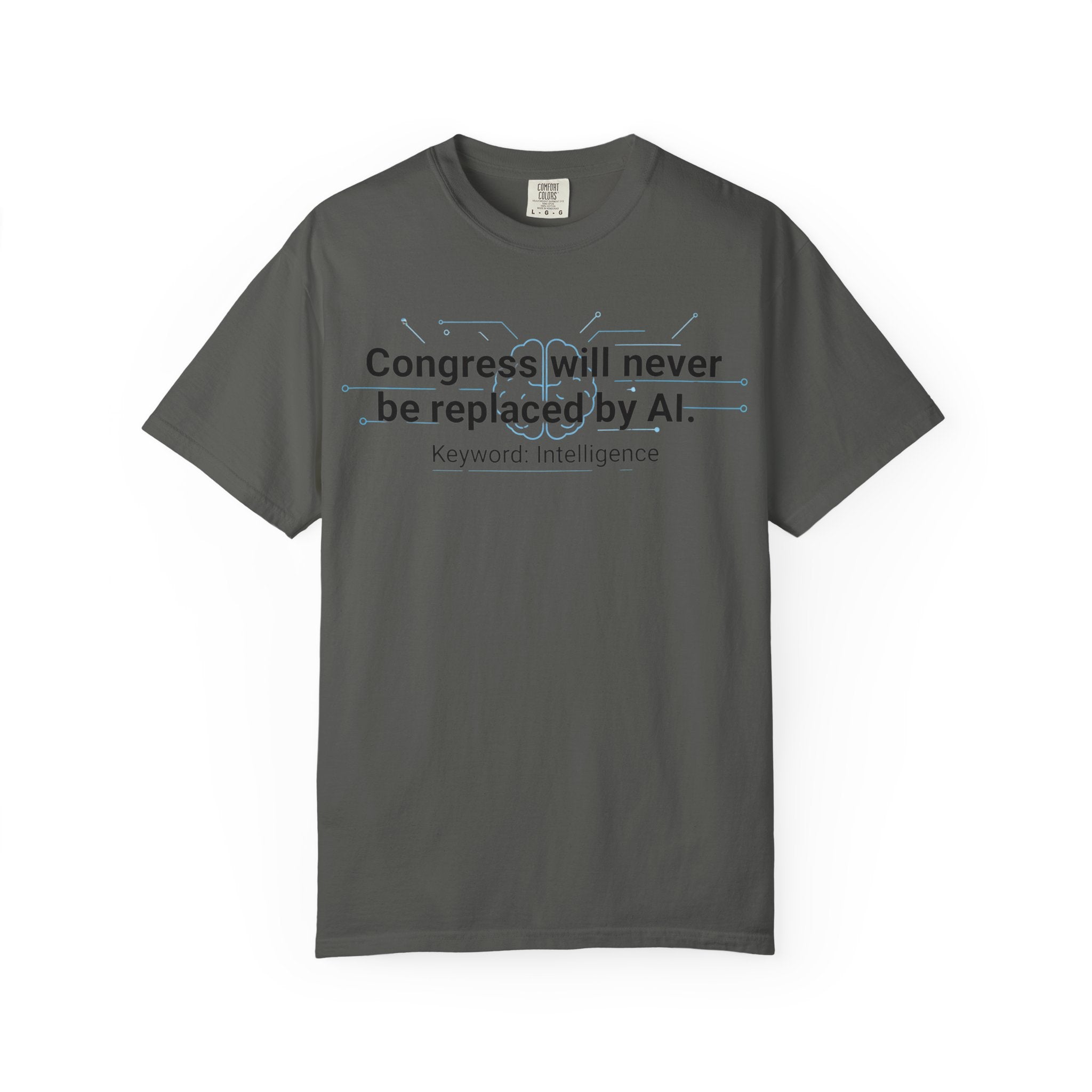 "Congress vs. AI T-Shirt" Unisex Garment-Dyed T-shirt