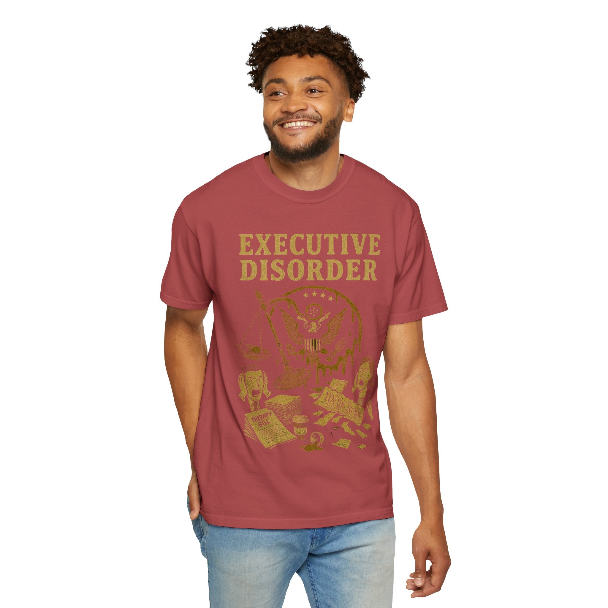 "Executive Disorder" Unisex Garment-Dyed T-shirt