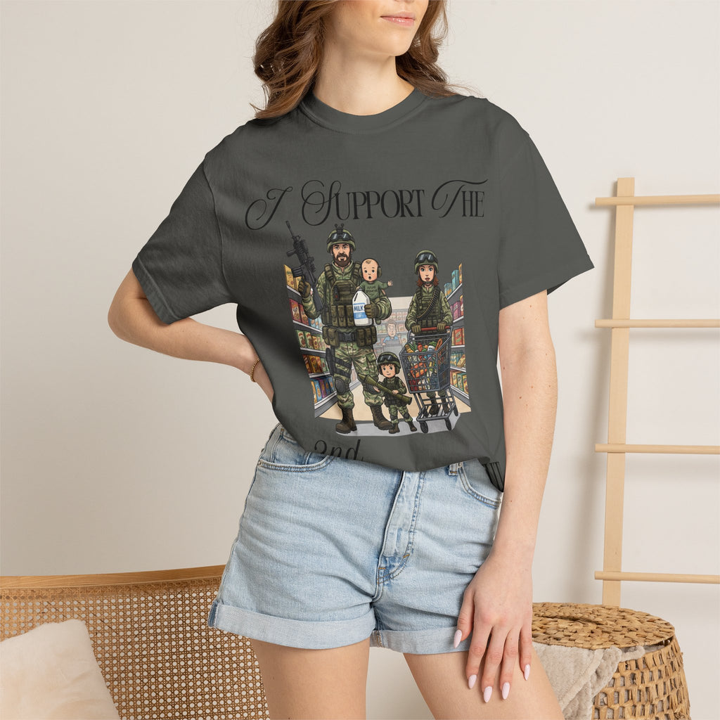 "actical Grocery Run" Unisex Garment-Dyed T-shirt