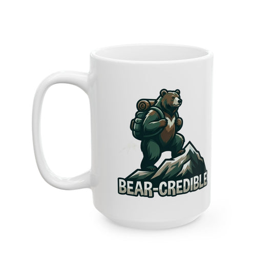 "Bear Credible" White Ceramic Mug