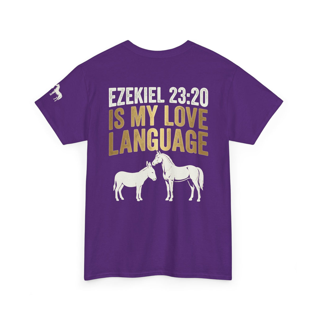 Good Book Series Ezekiel 23 20 Love Language Premium Graphic Tee