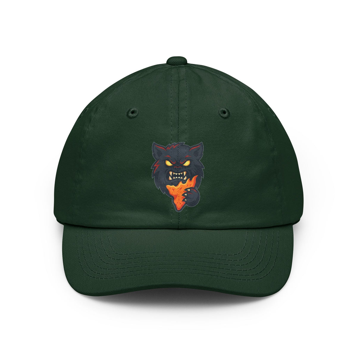 Color: Forest Green | You Won't Like It I'm Hangry Dad Hat — Graphic