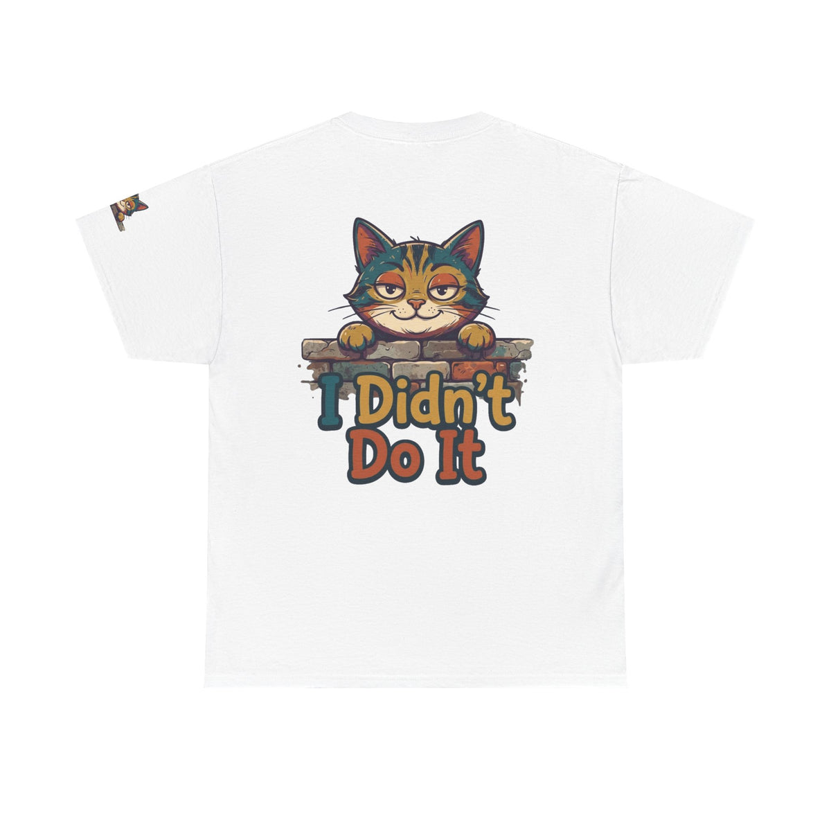 Color: White | I Didn't Do It Premium Graphic Tee