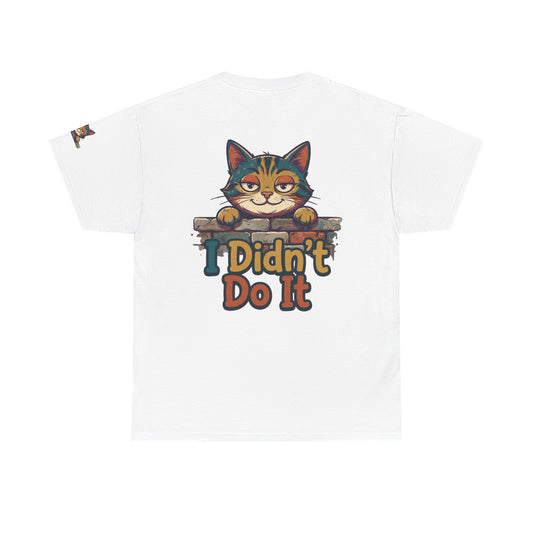 Color: White | I Didn't Do It Premium Graphic Tee