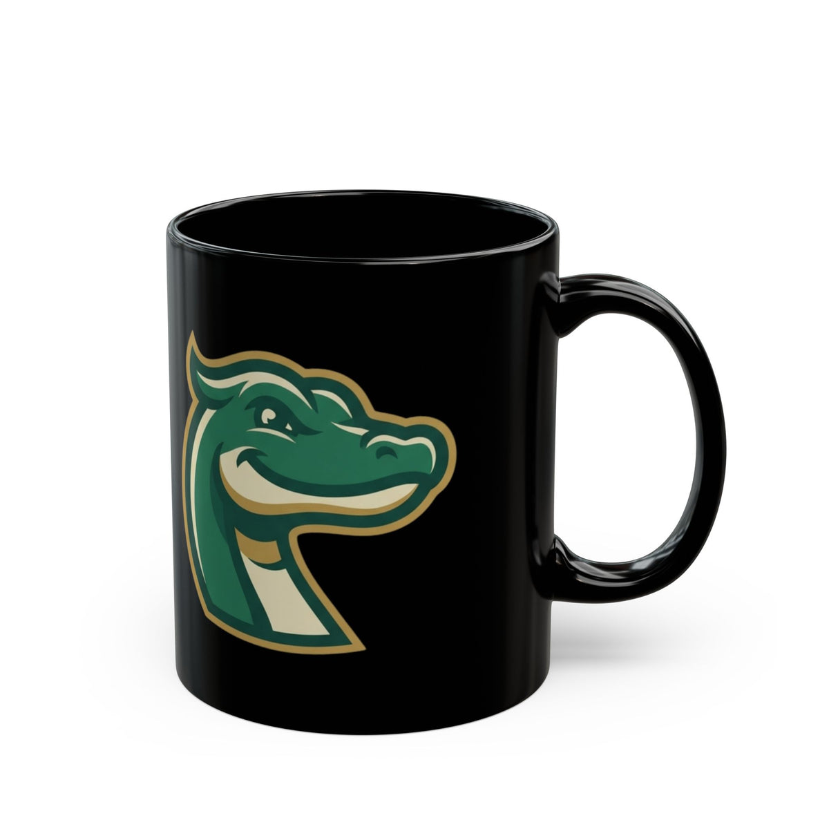 "Ogopogo (Canada)" Black Ceramic Mug — Graphic