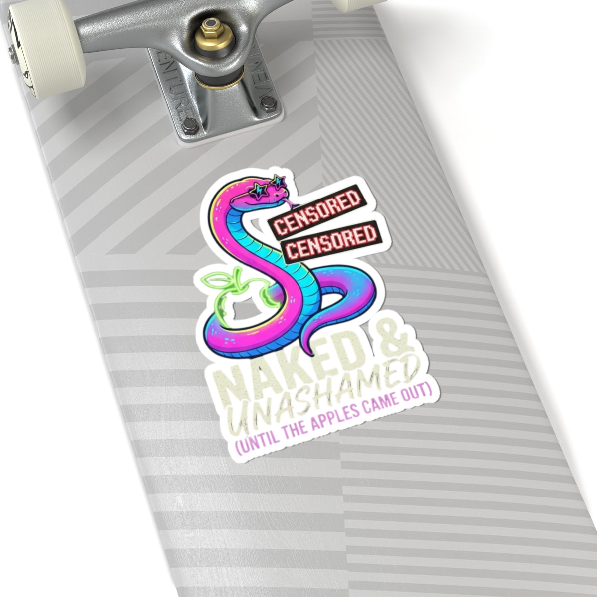 "Good Book Series Naked & Unashamed" Sticker — Main