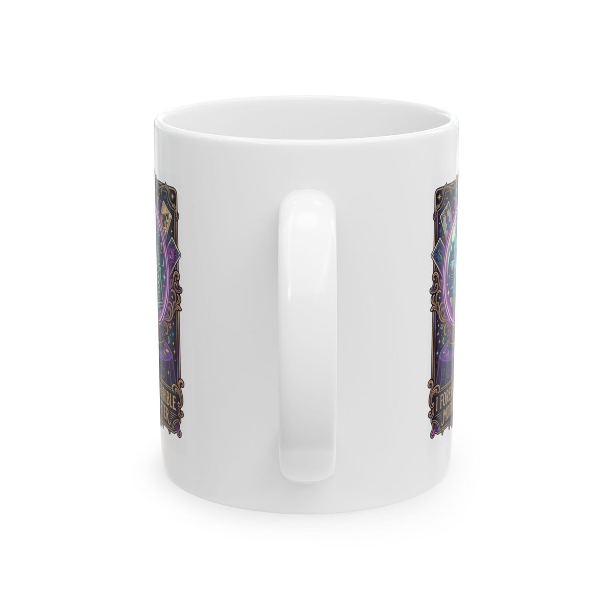 "I Foresee A Terrible Morning After" White Ceramic Mug