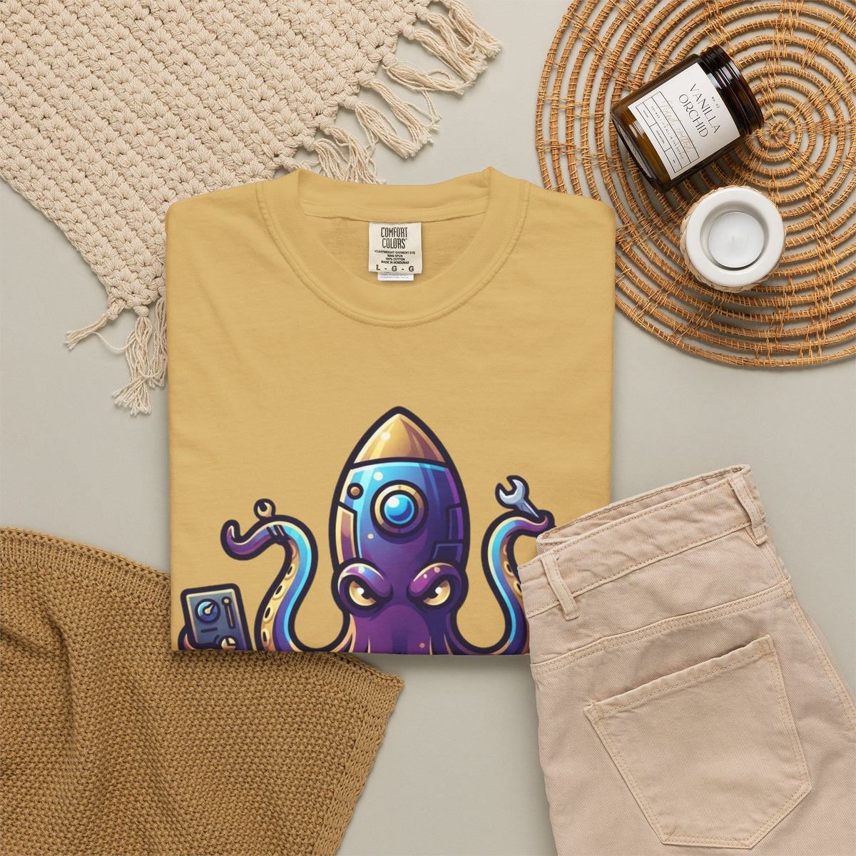 "Octo Credible" Unisex Garment-Dyed Tee