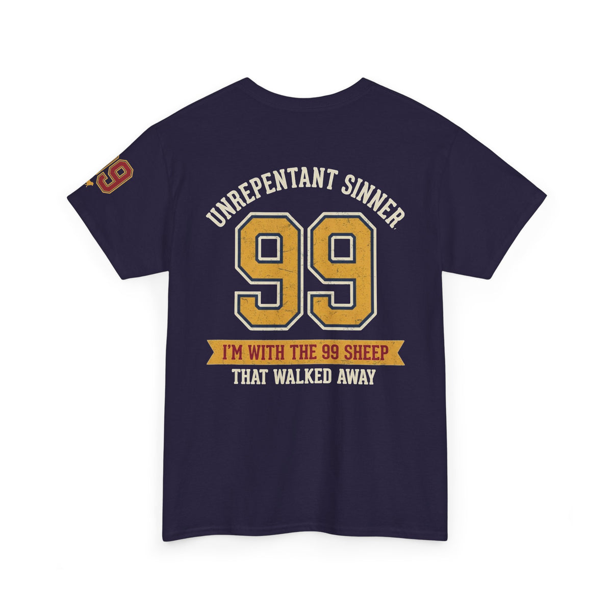 "Good Book Series 99 Unrepentant Sinner" Premium Graphic Tee