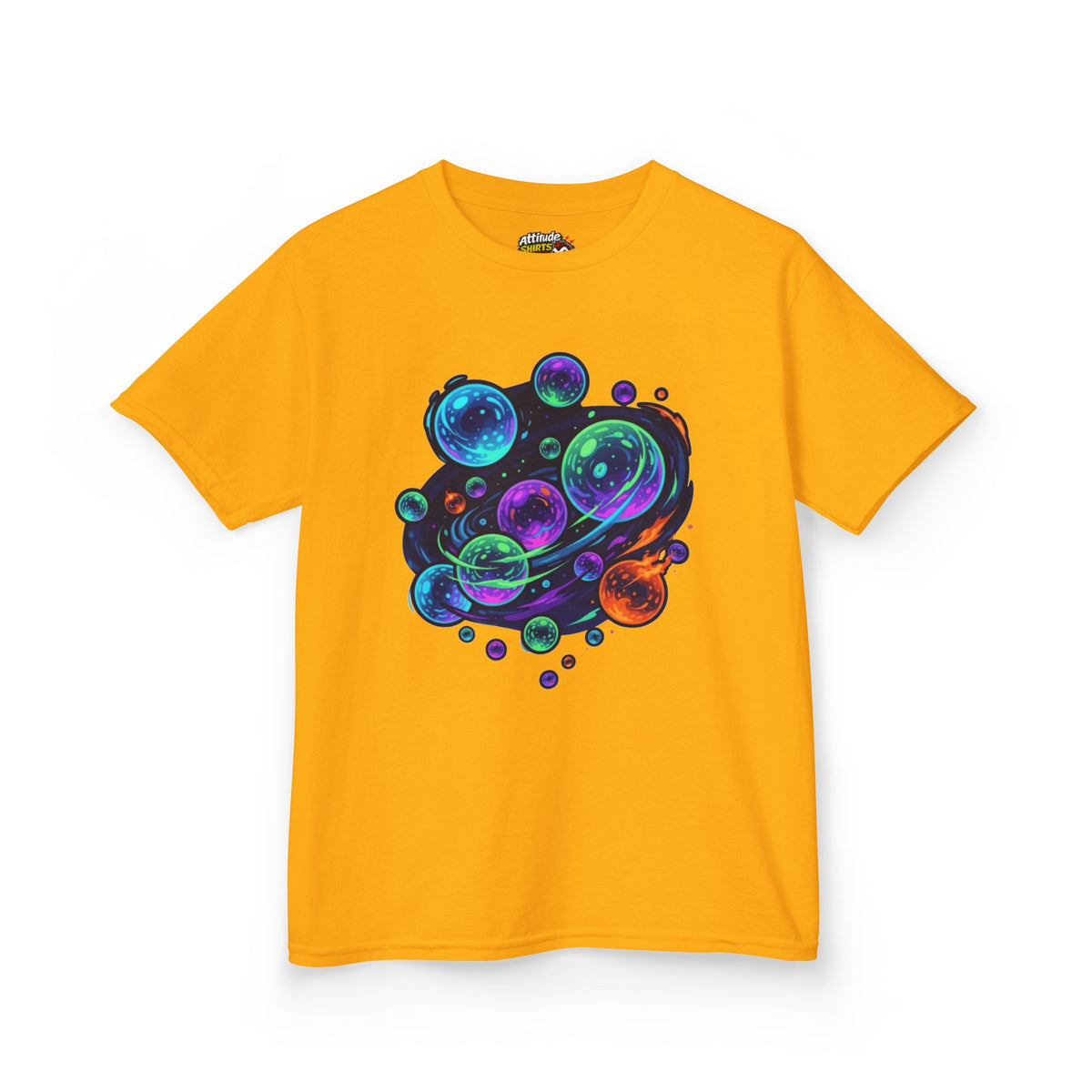Color: Gold | MinMin Lights (Australian Folklore) Kids Tee