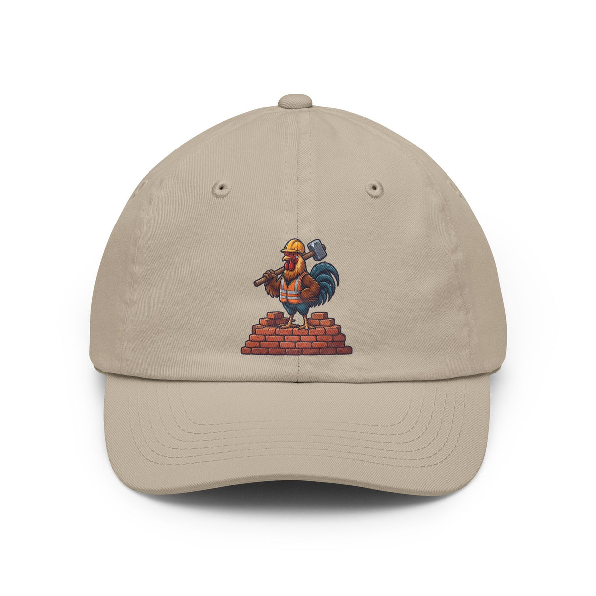 Color: Stone | Biggest Erection in Town Dad Hat — Graphic