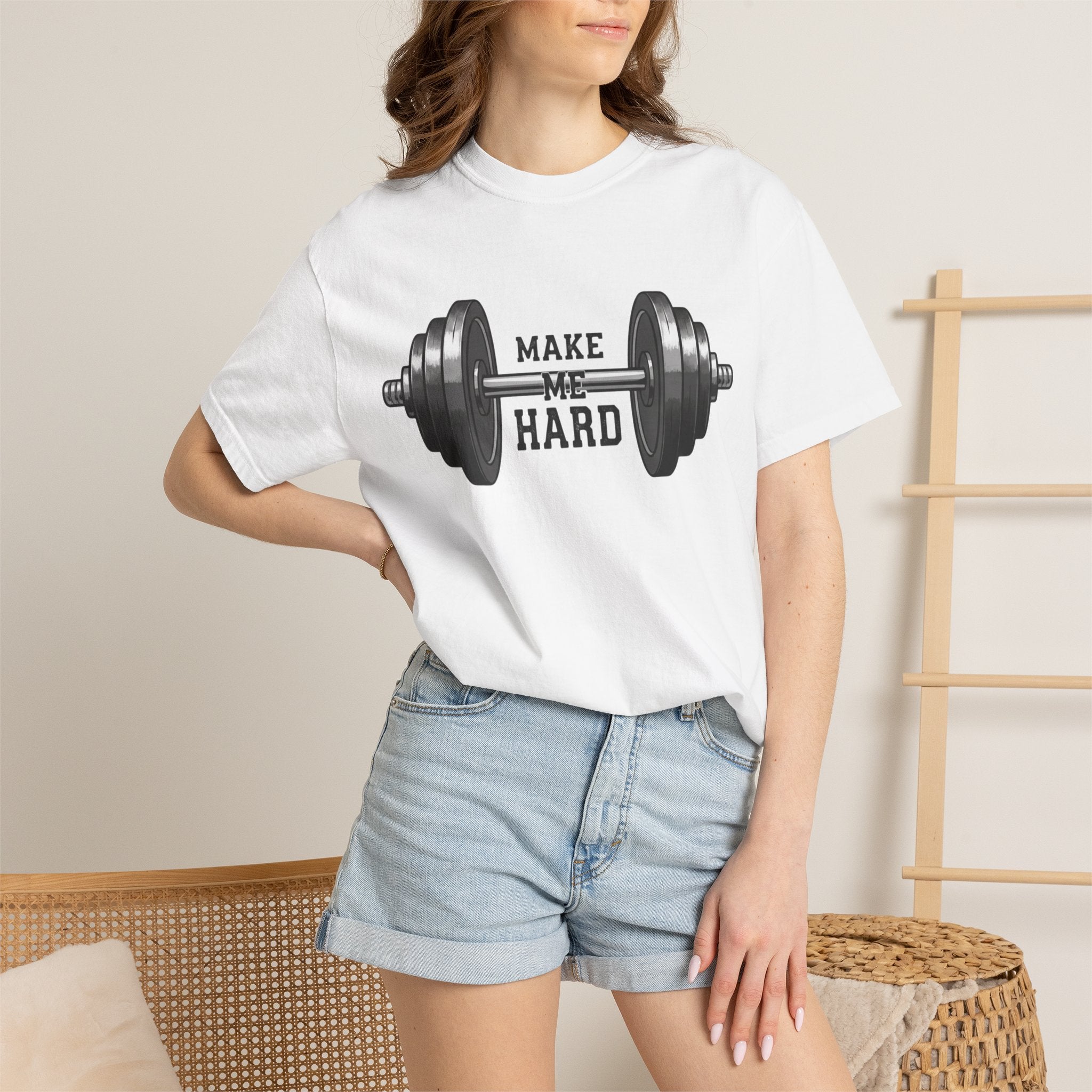 Make Me Hard - Morning Demands | Garment-Dyed Tee — AttitudeShirts