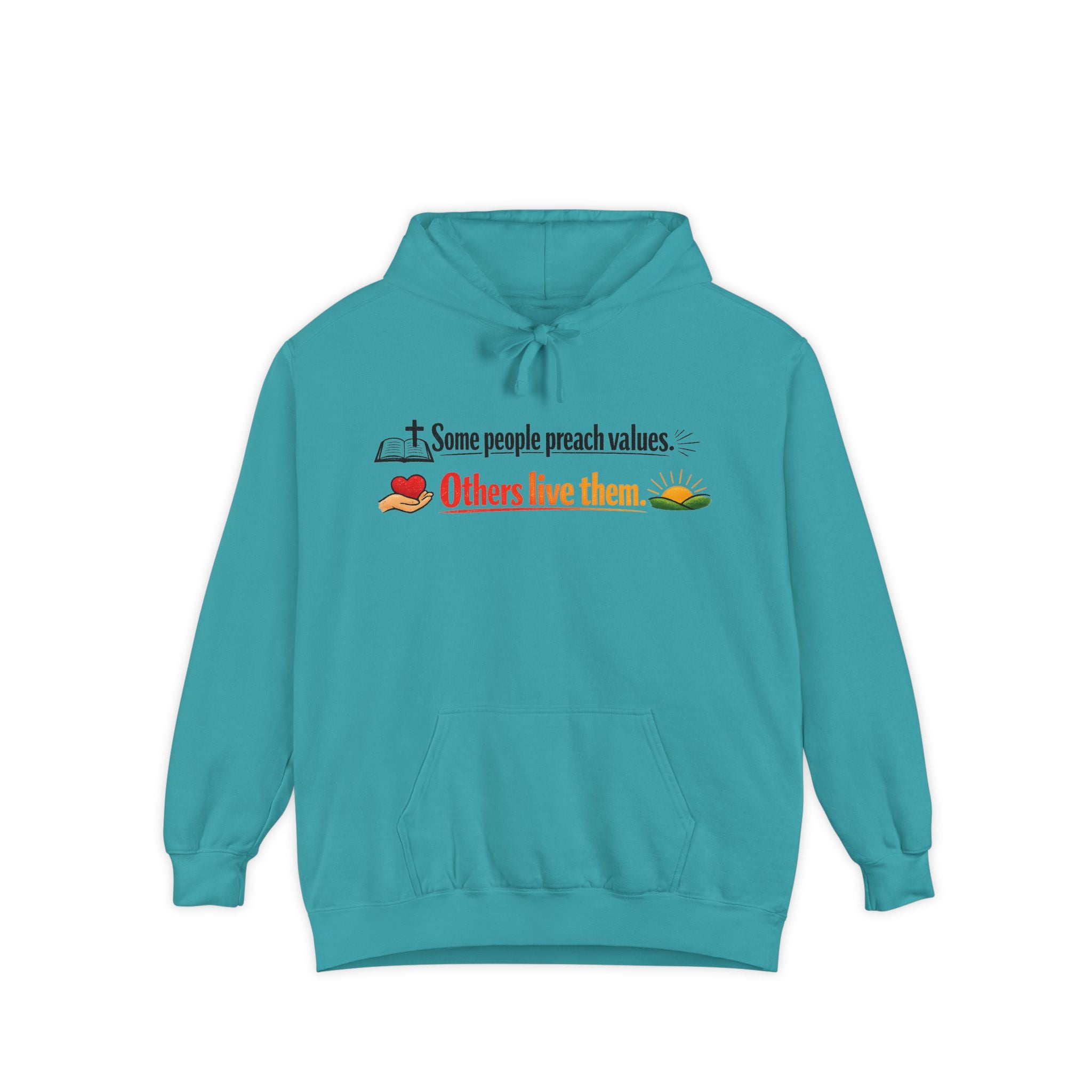 Actually Live It | Garment-Dyed Hoodie — AttitudeShirts