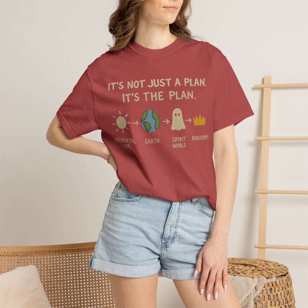 "It's The Plan" Unisex Garment-Dyed T-shirt