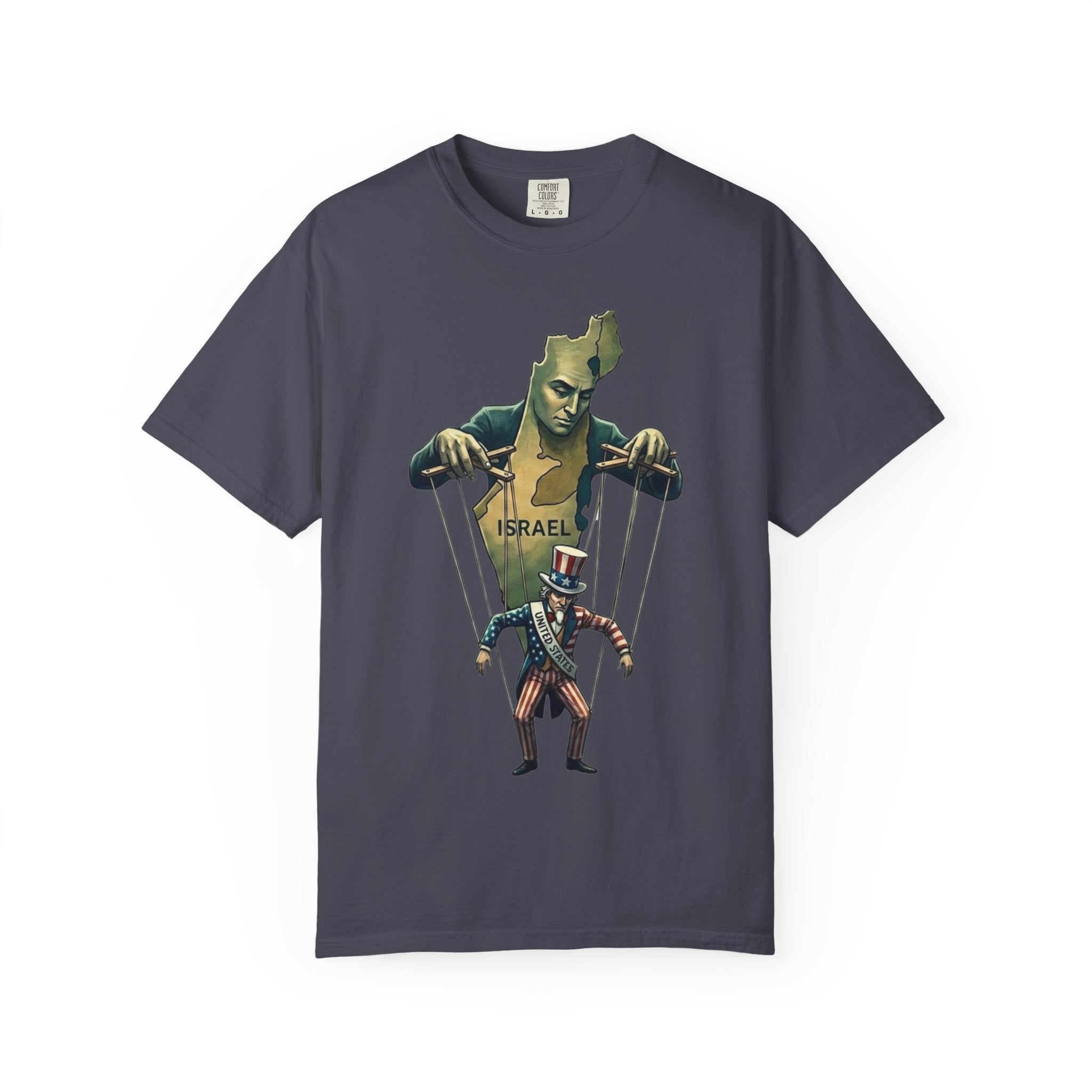 "The Global Puppet Master" Unisex Garment-Dyed T-shirt