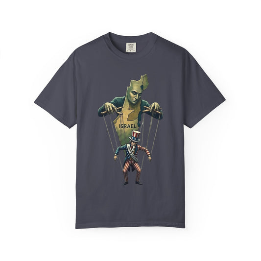 "The Global Puppet Master" Unisex Garment-Dyed T-shirt