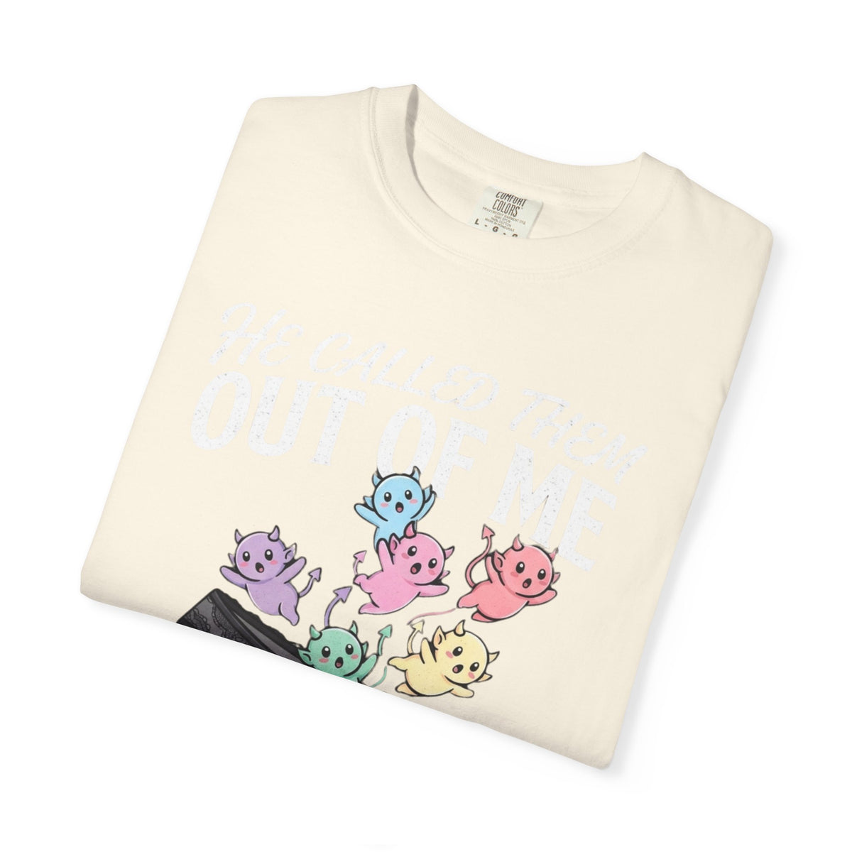 "Good Book Series He Called Them Out Of Me" Unisex Garment-Dyed Tee