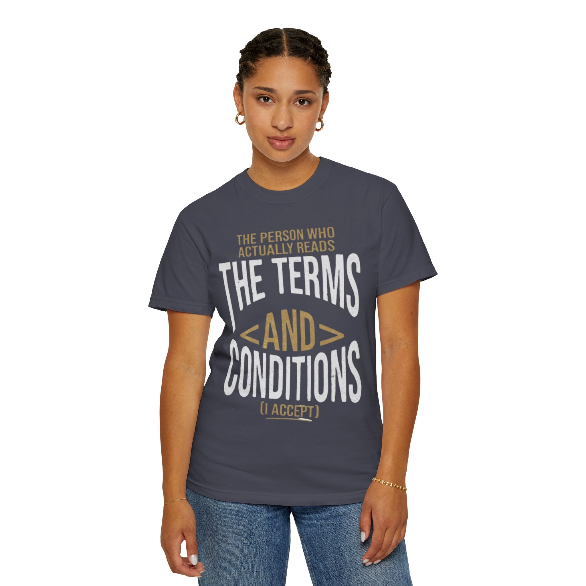 "Terms and Conditions" Unisex Garment-Dyed Tee