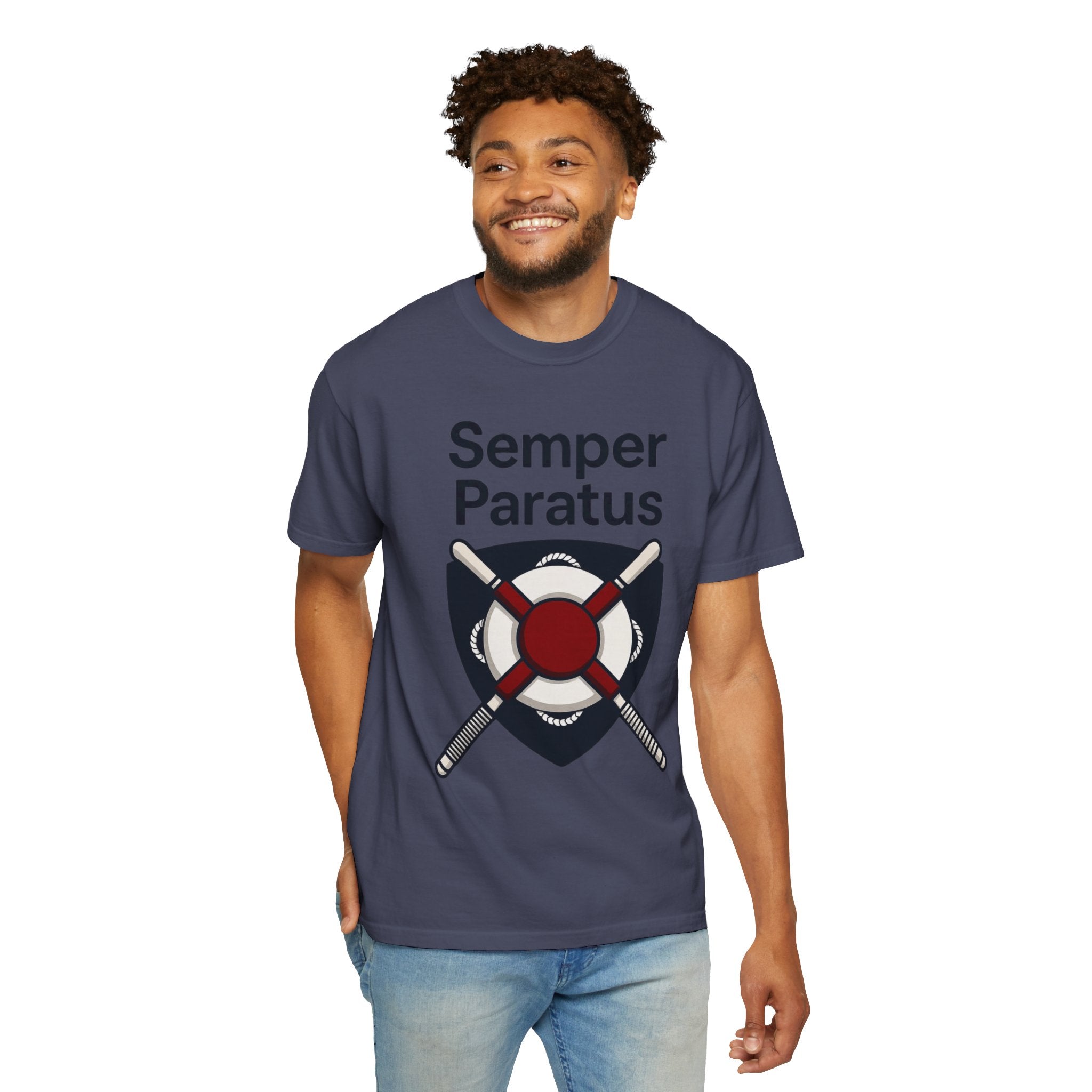 "Semper Paratus" Unisex Garment-Dyed T-shirt