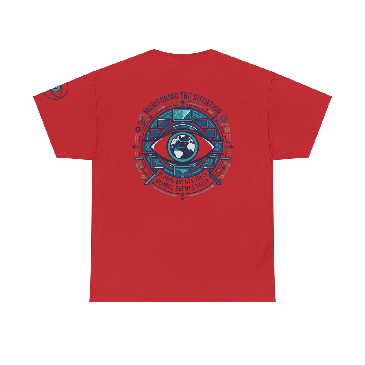 Color: Red | Monitoring the Situation Premium Graphic Tee