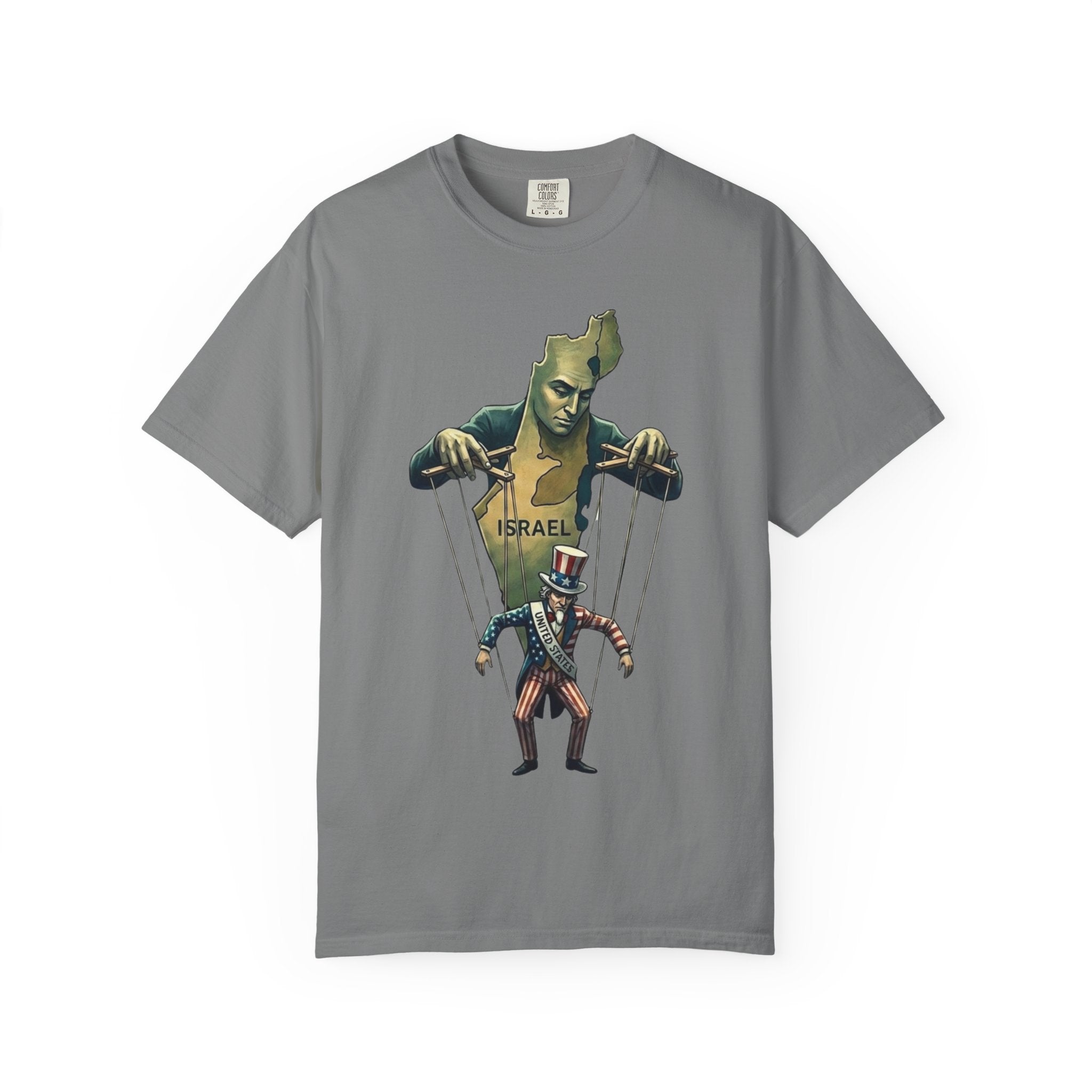 "The Global Puppet Master" Unisex Garment-Dyed T-shirt