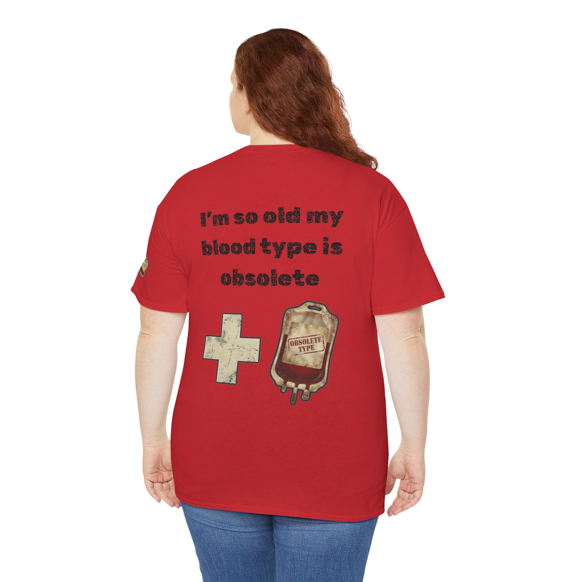 Color: Red | Blood Type Premium Graphic Tee