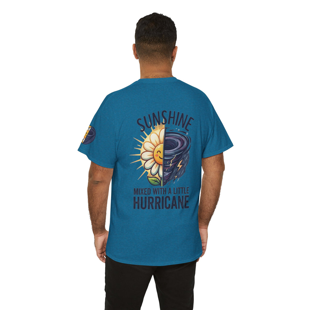 Color: Antique Sapphire | Sunshine Mixed With A Little Hurricane Premium Graphic Tee