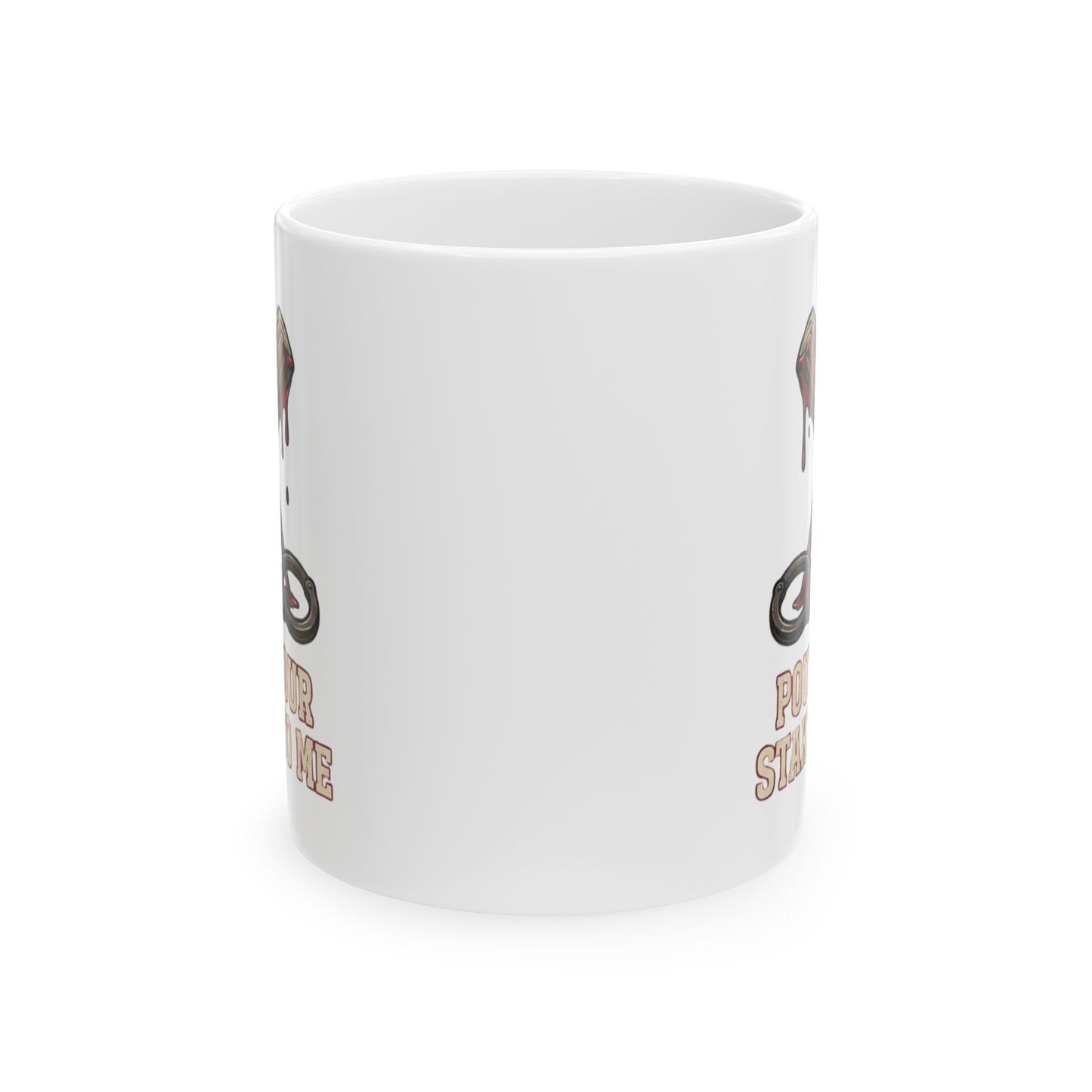 "Pound Your Stake In Me" White Ceramic Mug