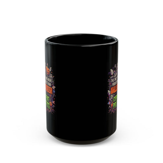 "Current Politics" Black Ceramic Mug
