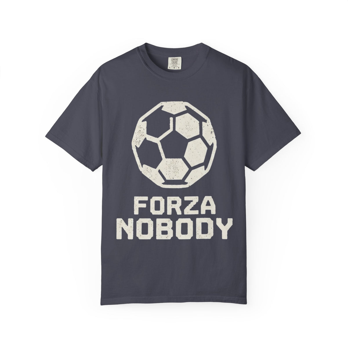 Color: Navy | Forza Nobody Unisex Garment-Dyed Tee